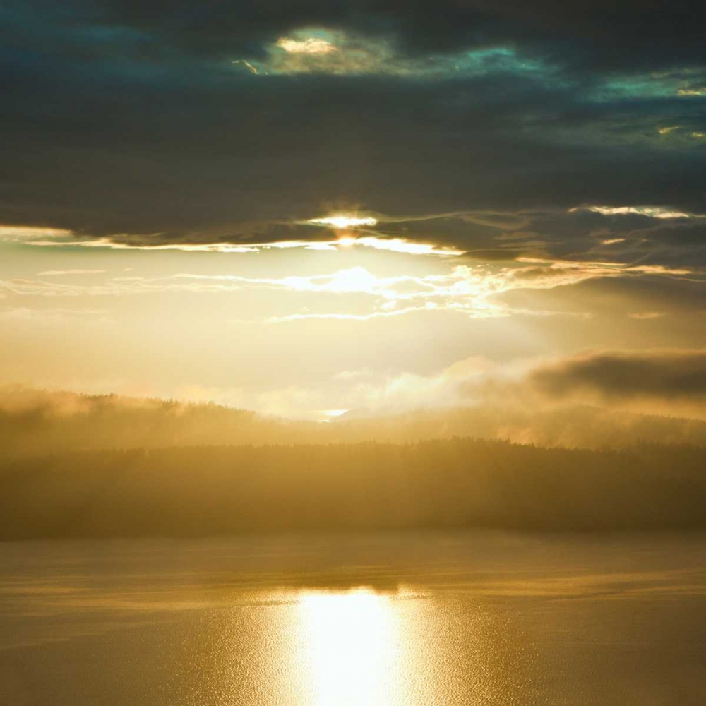 Art Print: Orcas Sunset 1