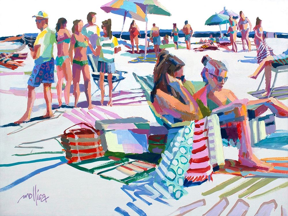 Wall art: Beach Party, by Mollica, Patti