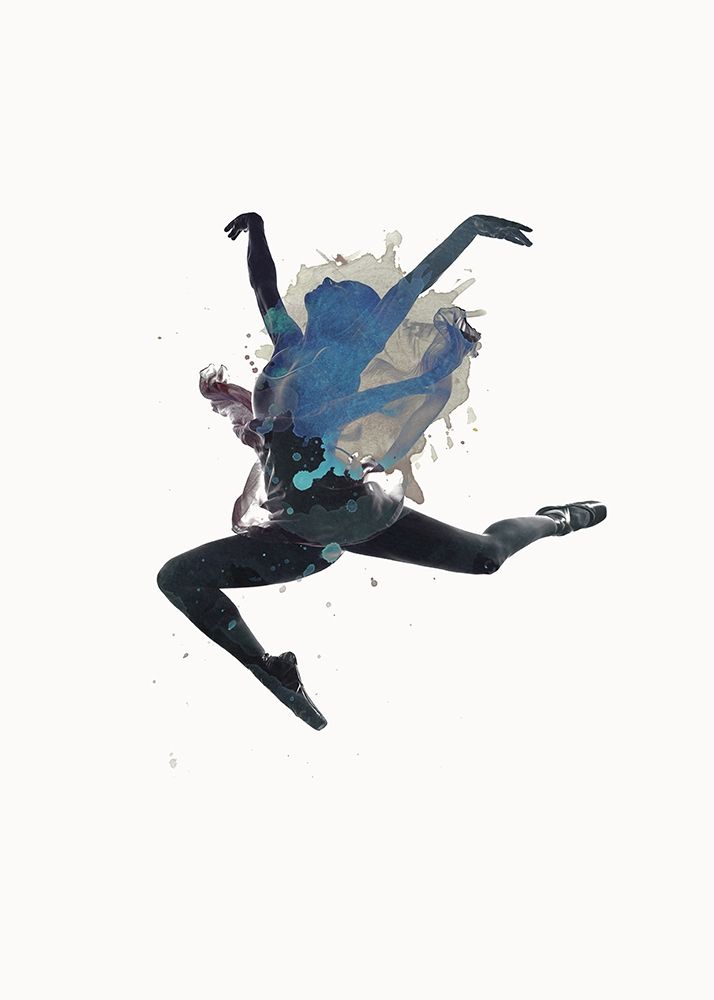 Wall Art Painting id:260638, Name: Ballerina Floating, Artist: Design Fabrikken