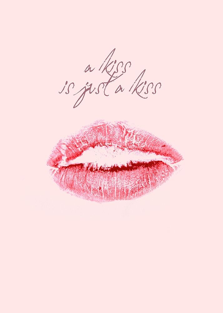 Wall Art Painting id:260624, Name: A Kiss Is Just a Kiss, Artist: Design Fabrikken