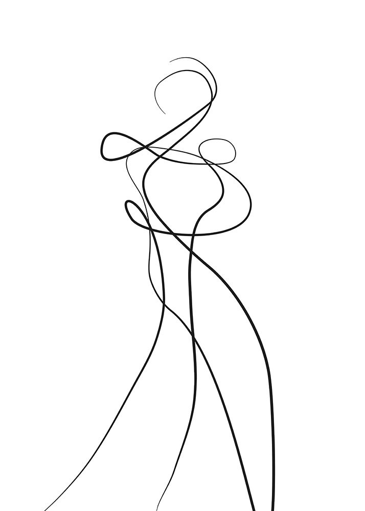 Wall art: Shape of You 2, by Design Fabrikken