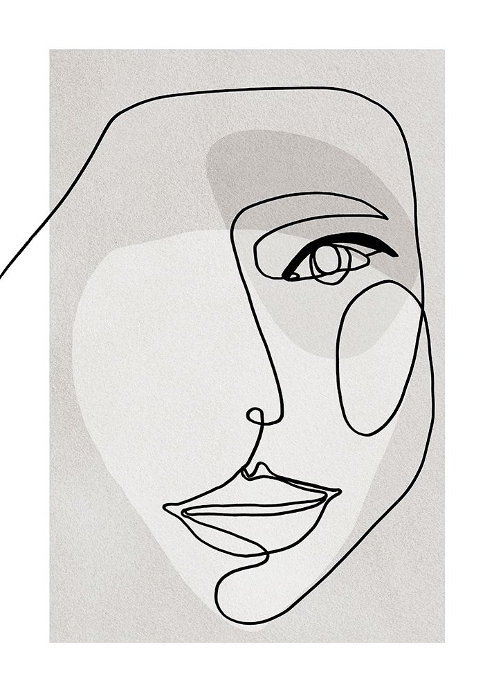 Art Print: Face Line 3