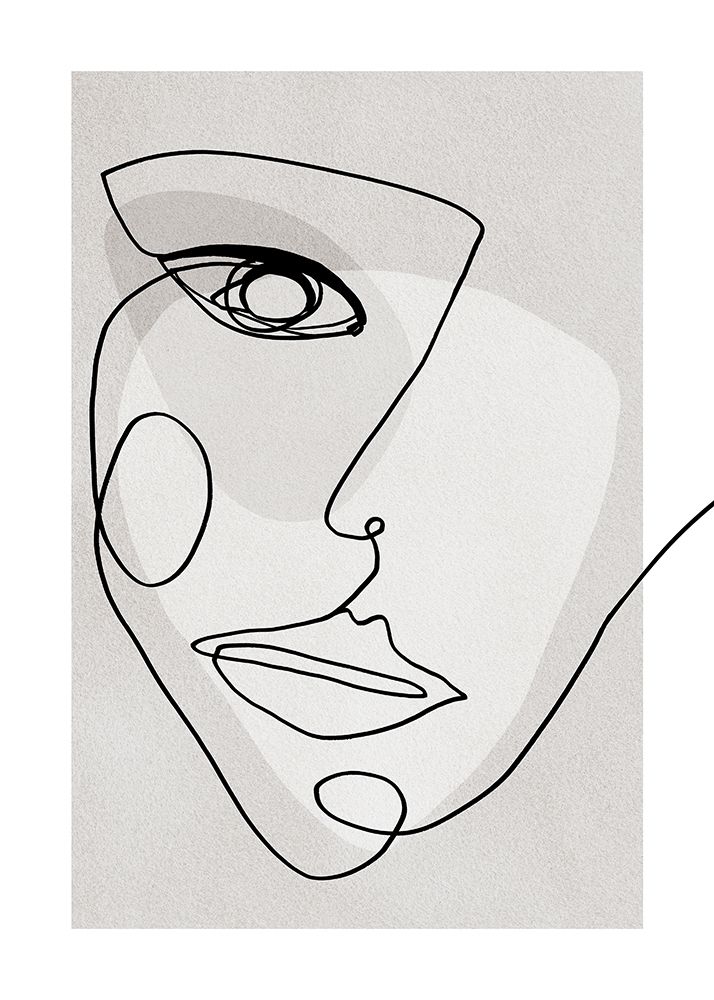 Art Print: Face Line 4