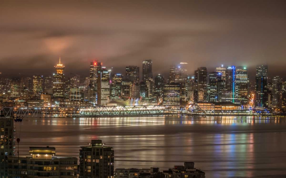 Art Print: Vancouver Night