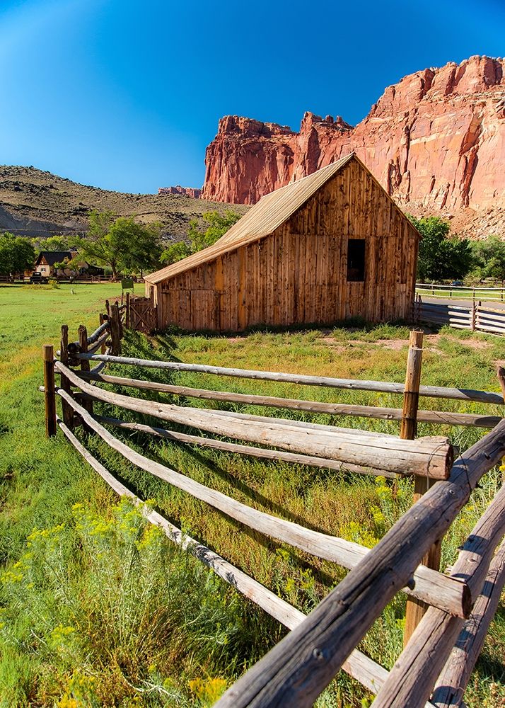 Art Print: Utah Barn