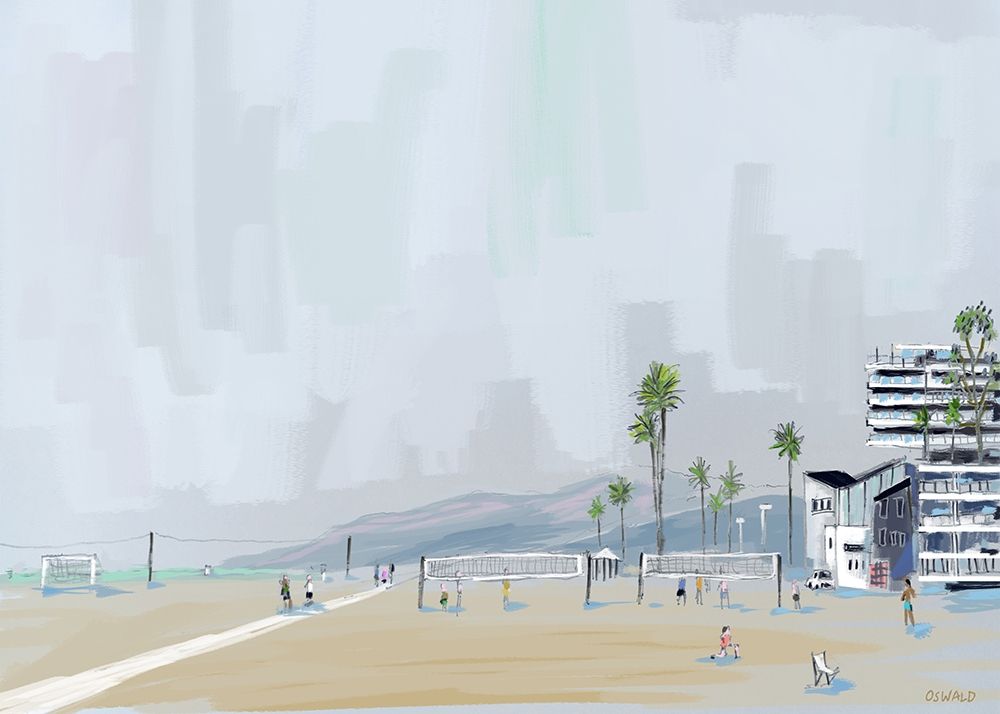 Art Print: Annenberg Beach House
