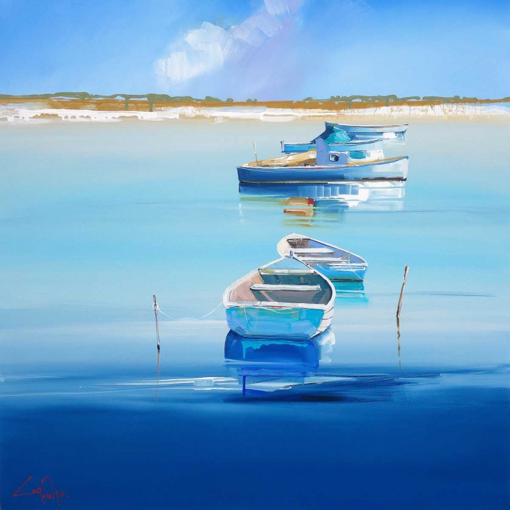 Art Print: River Moorings