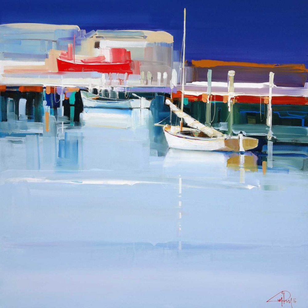 Art Print: Port Fairy Moorings 2