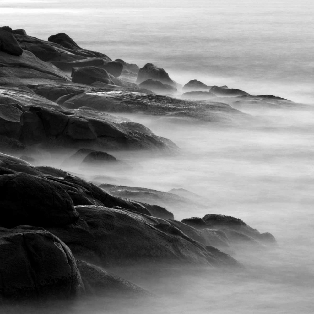 Wall art: Rocks in Mist 1, by PhotoINC Studio