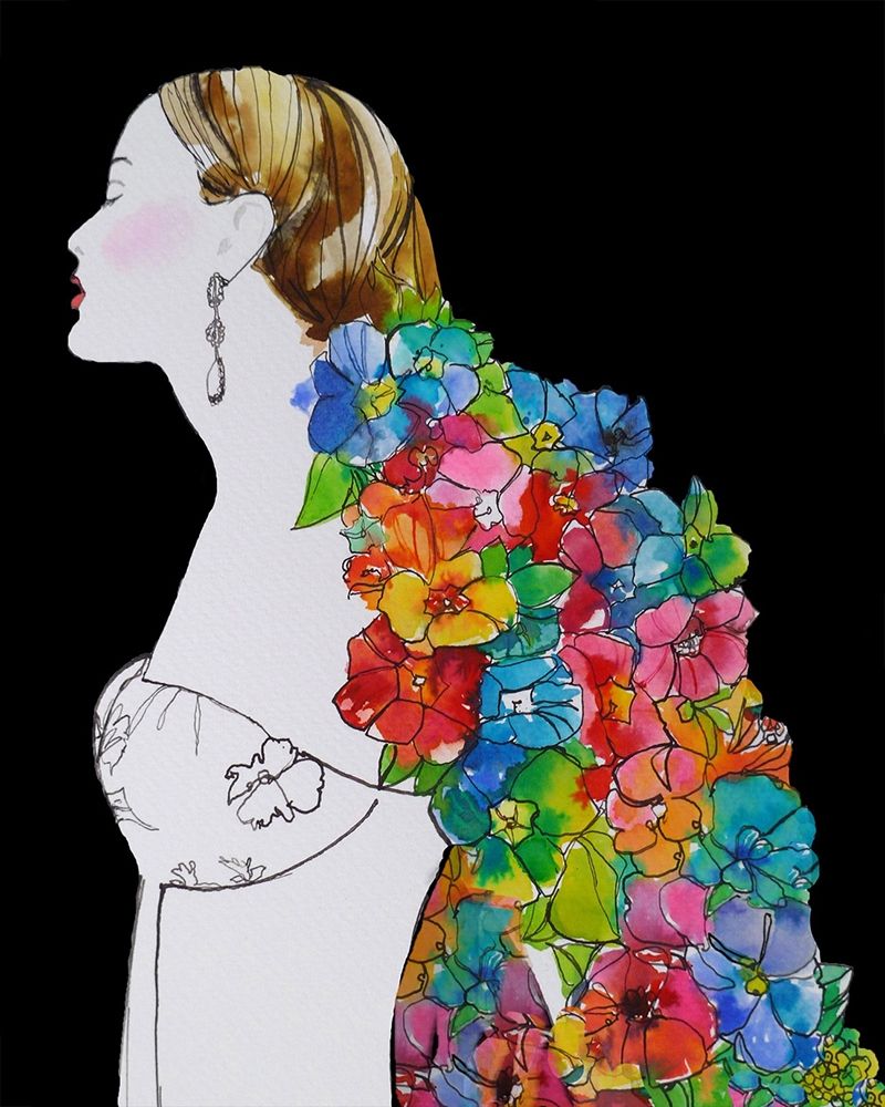 Wall art: Flower Hair, by Rideout, Schuyler