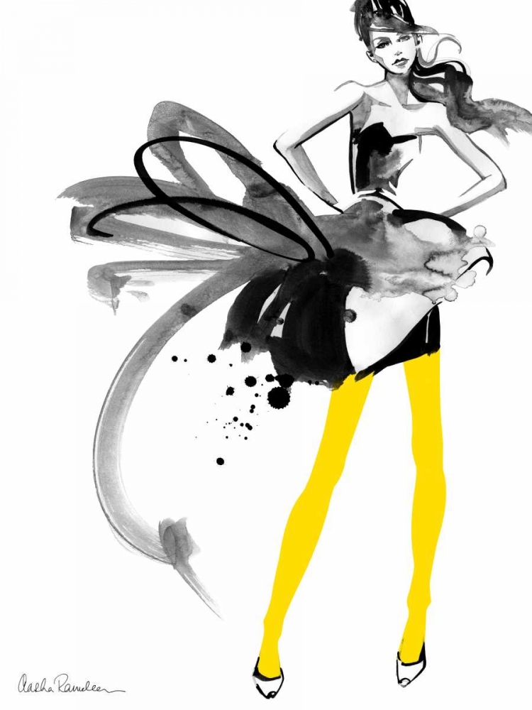 Wall art: Yellow Tights, by Ramdeen, Aasha