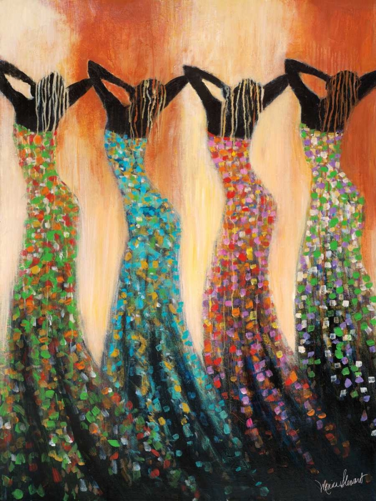 Wall Art Painting id:15076, Name: Dance of the Summer Solstice, Artist: Stewart, Monica