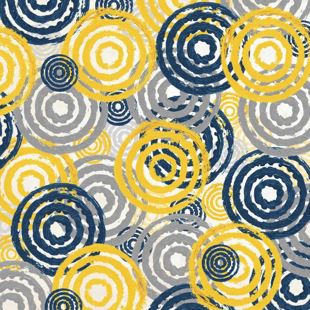 Wall Art Painting id:65849, Name: New Circles 1, Artist: Soave, Alicia