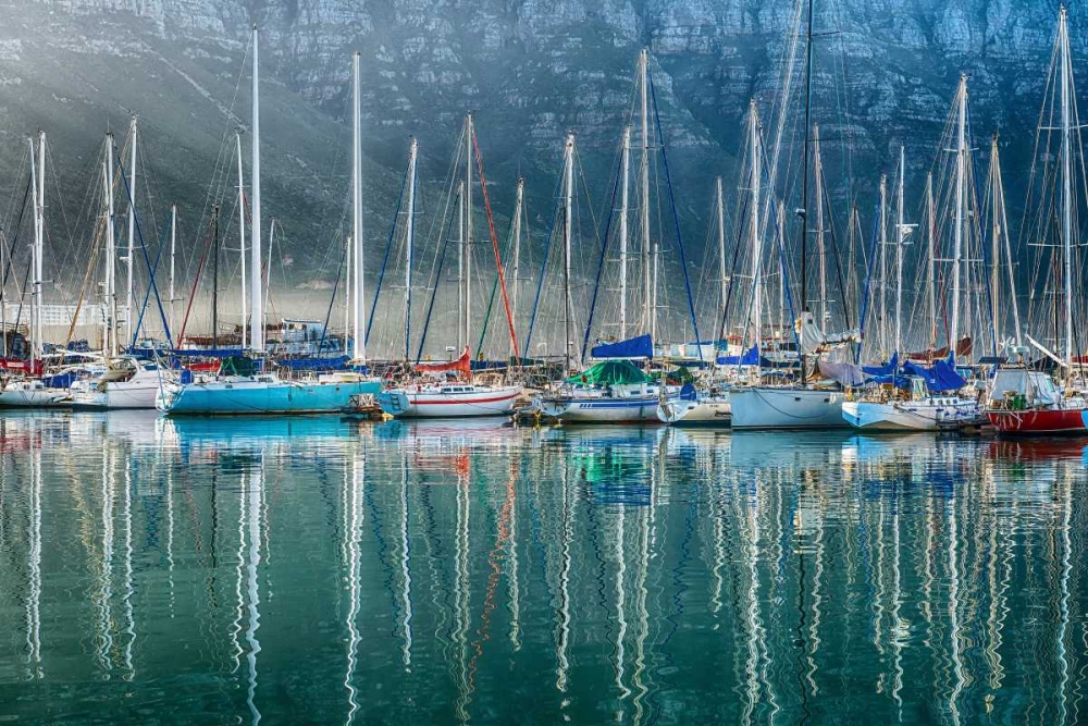 Art Print: Hout Bay Harbor, Hout Bay South Africa