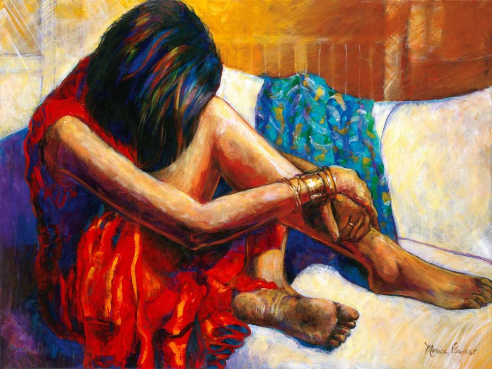 Wall Art Painting id:88397, Name: Repose, Artist: Stewart, Monica