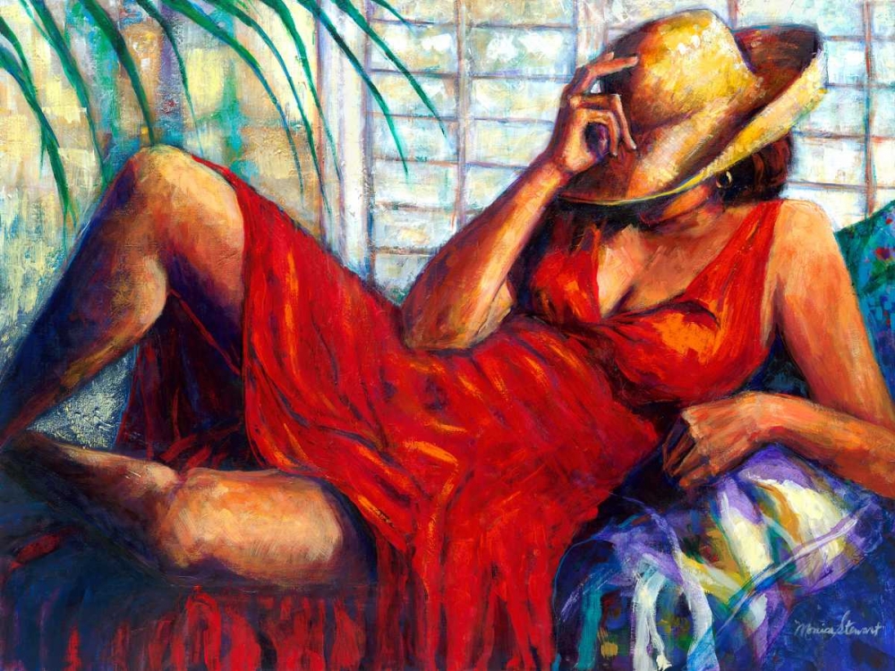 Wall Art Painting id:88395, Name: Chilling, Artist: Stewart, Monica