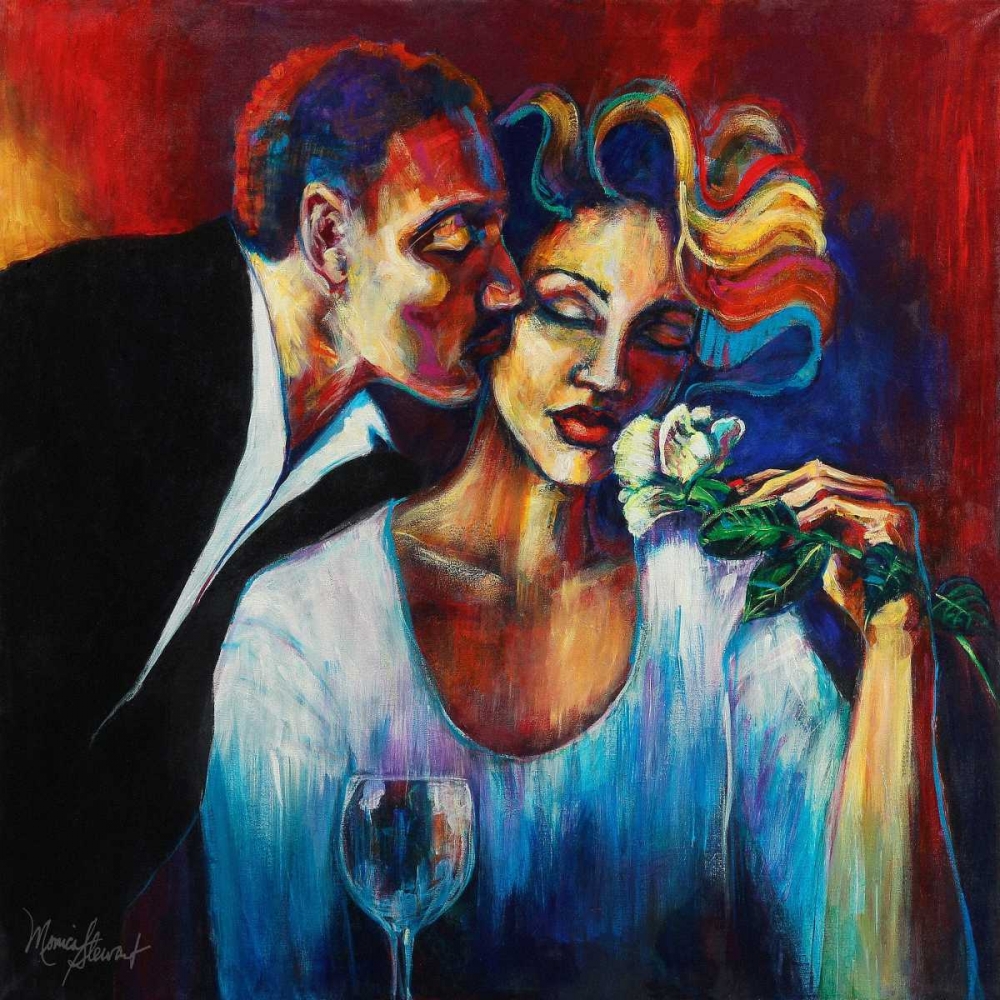 Wall Art Painting id:107373, Name: The Scent of Love, Artist: Stewart, Monica