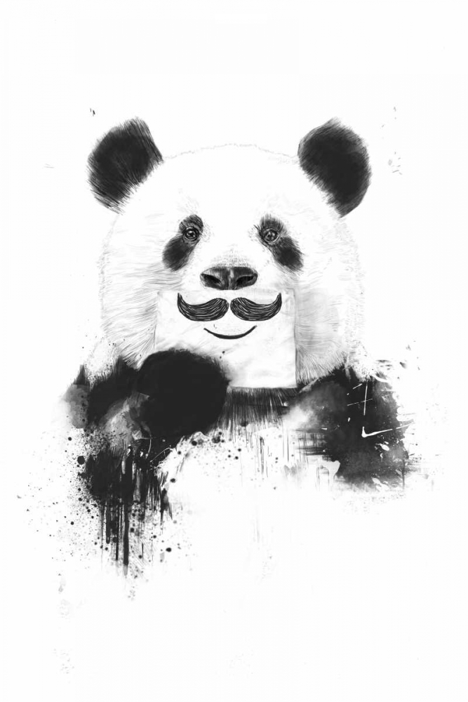 Wall Art Painting id:170229, Name: Funny Panda, Artist: Solti, Balazs