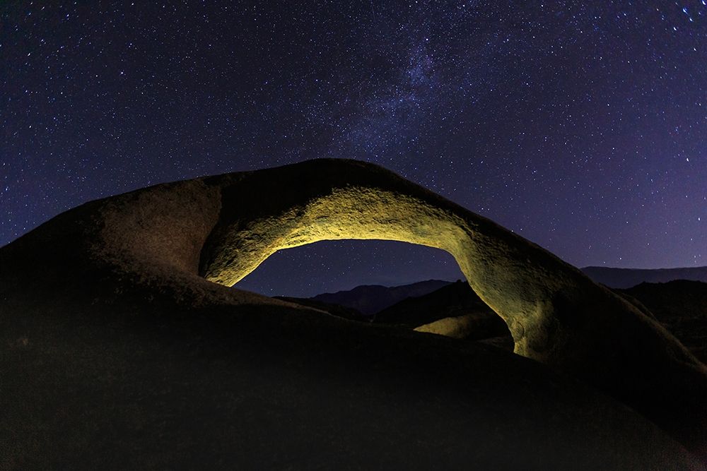 Art Print: Backlit Mobius Arch