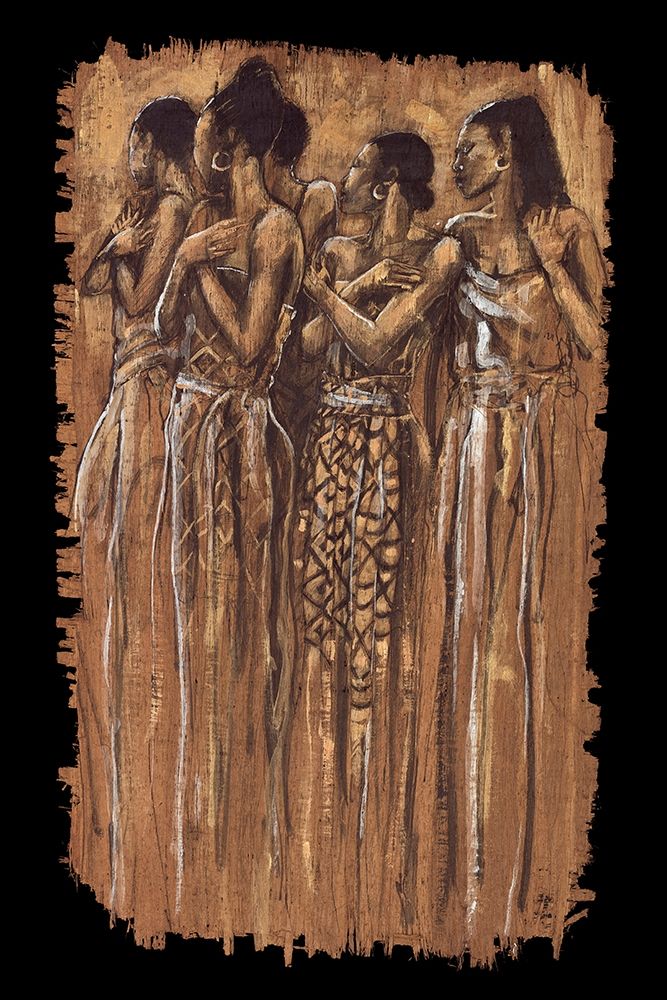 Wall Art Painting id:197477, Name: Sisters in Spirit, Artist: Stewart, Monica