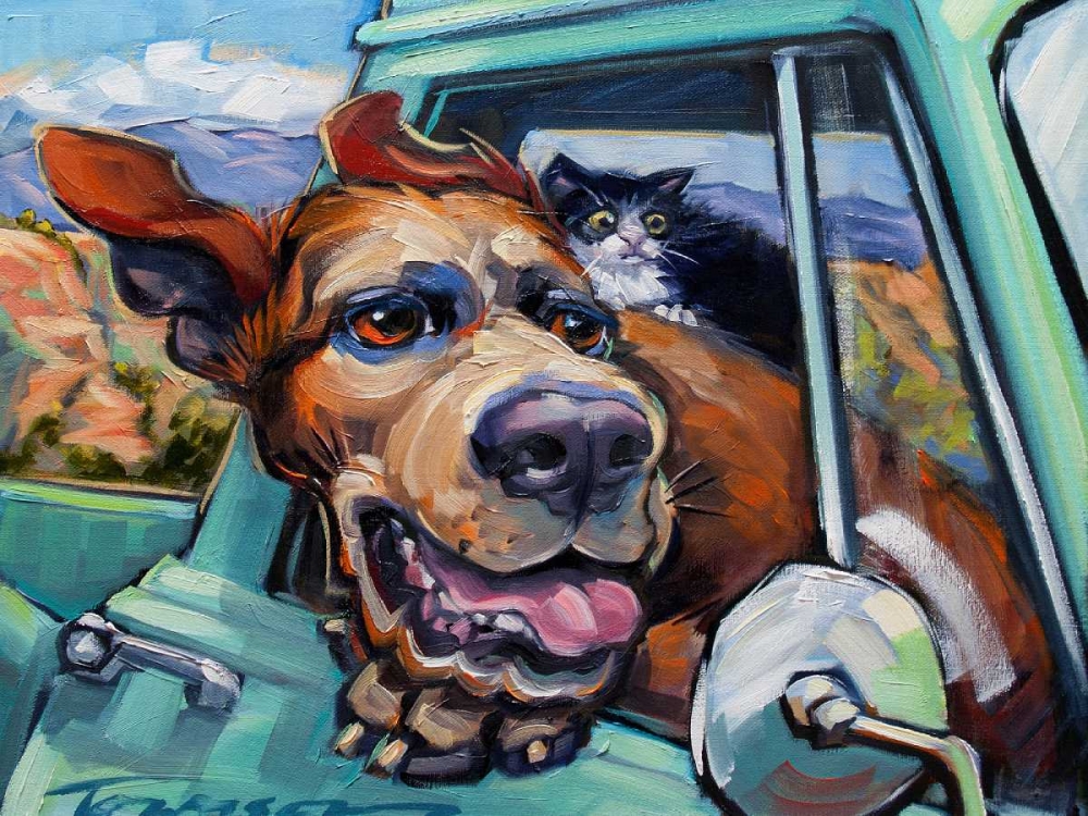 Wall Art Painting id:184581, Name: Love Travels, Artist: Townsend, Connie R.