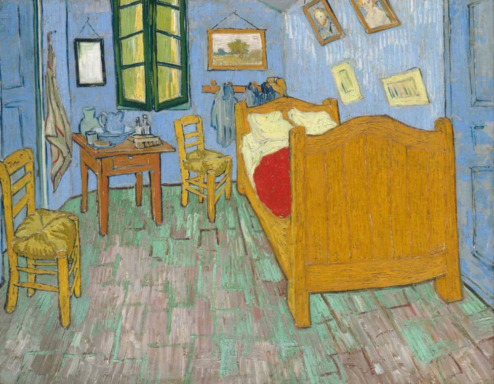 Wall Art Painting id:33283, Name: The Bedroom 1888, Artist: Van Gogh, Vincent