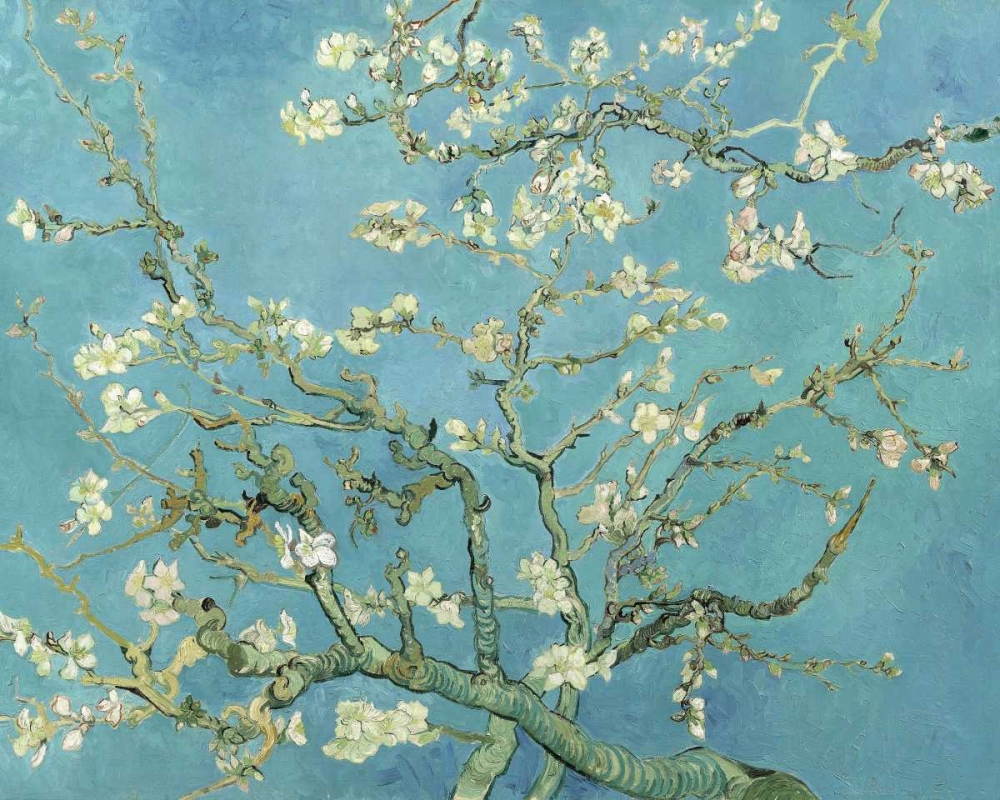 Wall art: Almond Blossoms 1890, by Van Gogh, Vincent