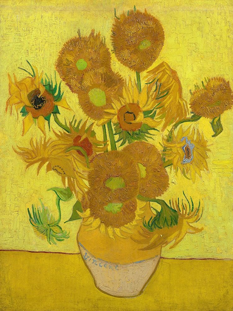 Wall art: Sunflowers, by Van Gogh, Vincent