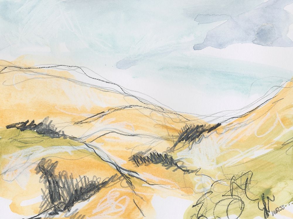 Wall art: Summer Hills, by Weiss, Jan