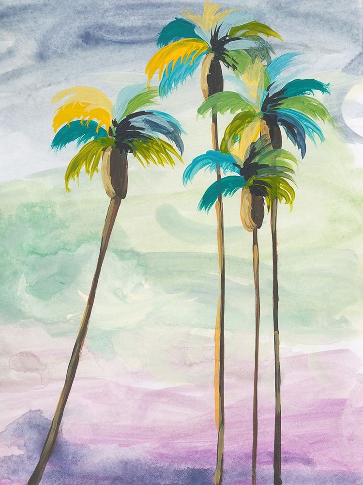 Wall Art Painting id:311023, Name: Four Palms No. 2, Artist: Weiss, Jan