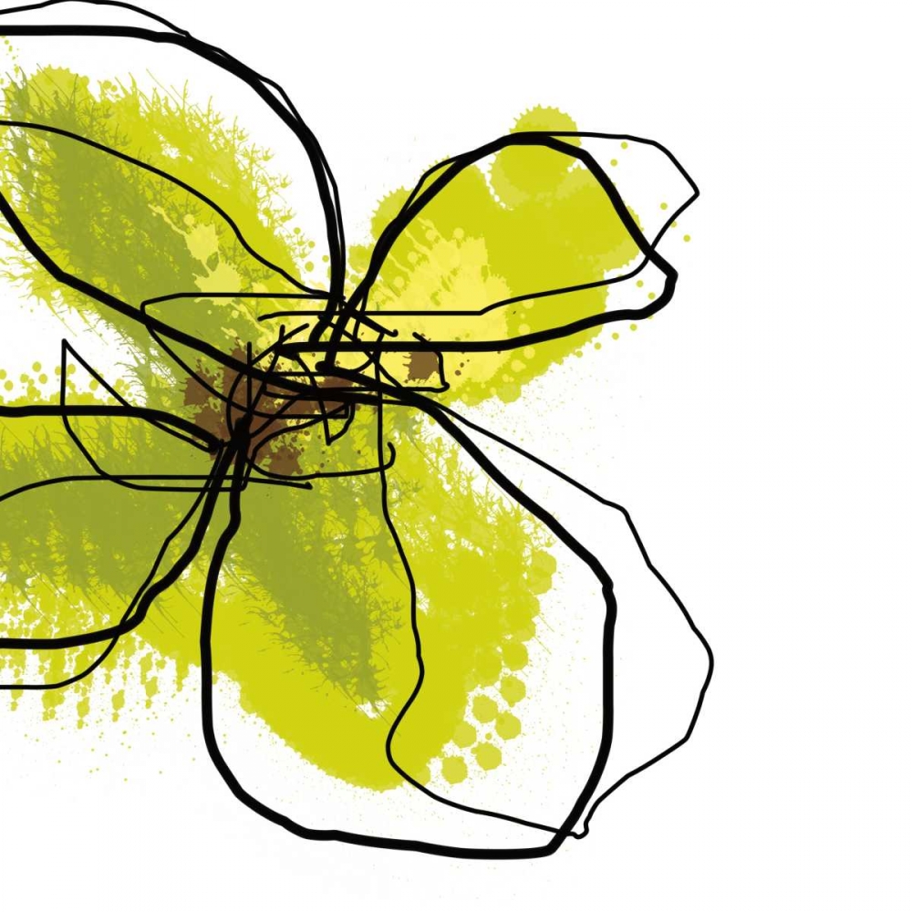 Wall Art Painting id:13750, Name: Green Petals, Artist: Weiss, Jan