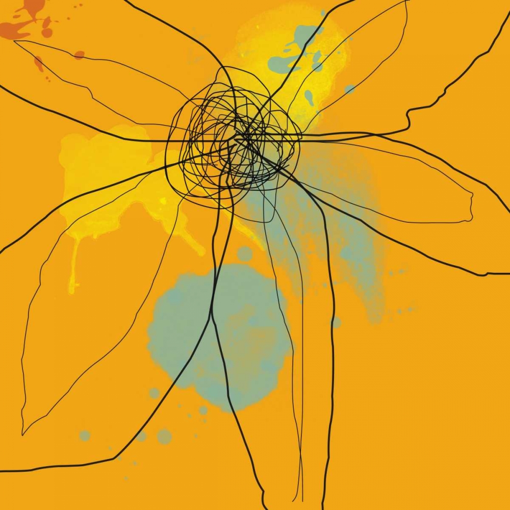 Wall Art Painting id:13753, Name: Orange Lite 2, Artist: Weiss, Jan