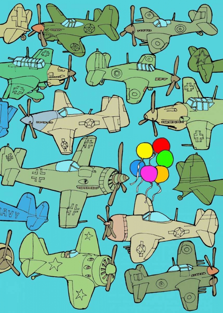 Wall Art Painting id:33349, Name: Odd Ones - Balloons, Artist: Wilson, Duncan