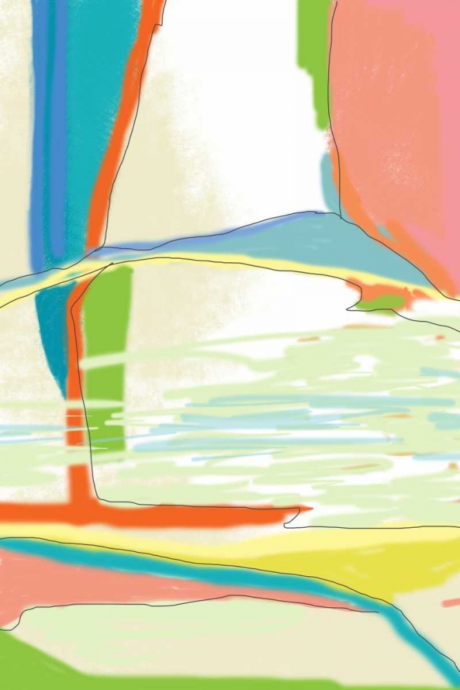 Wall Art Painting id:33312, Name: Deconstructed Landscape 3, Artist: Weiss, Jan