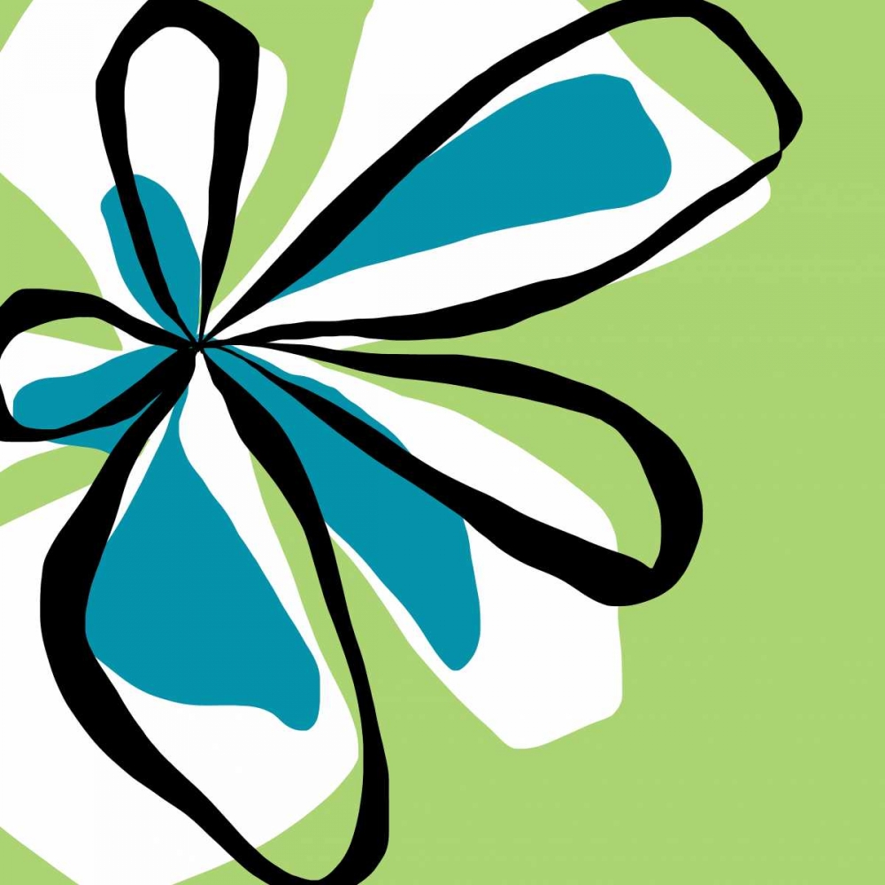 Wall Art Painting id:33327, Name: Oh So Pretty - Green, Artist: Weiss, Jan