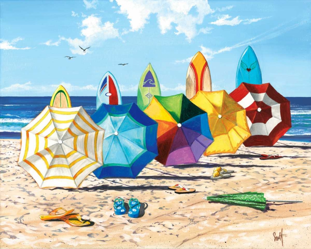 Art Print: Brellas and Boards