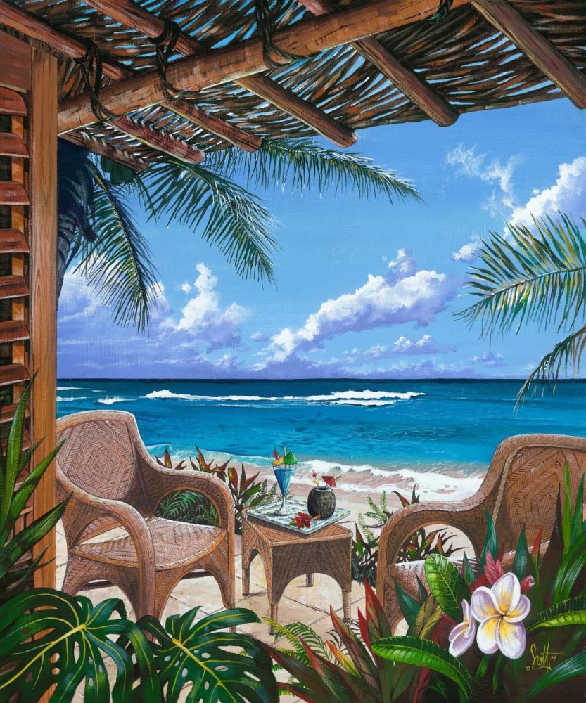 Art Print: Paradise Porch