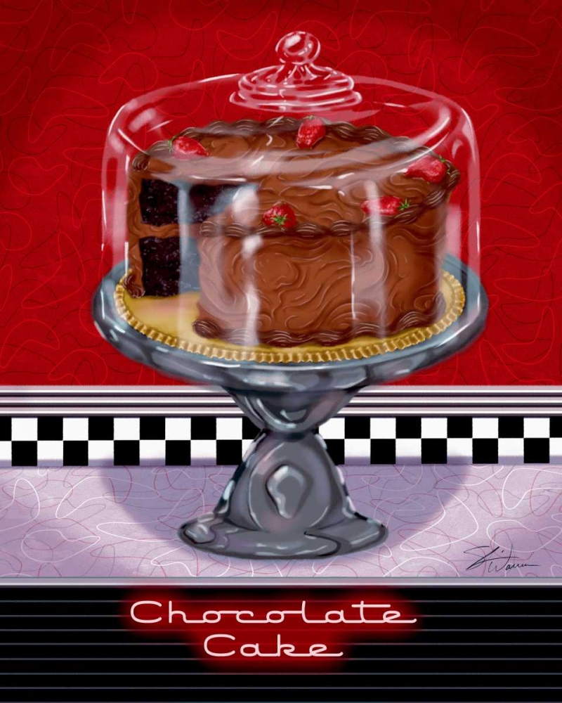 Wall art: Chocolate Cake, by Warren, Sheri
