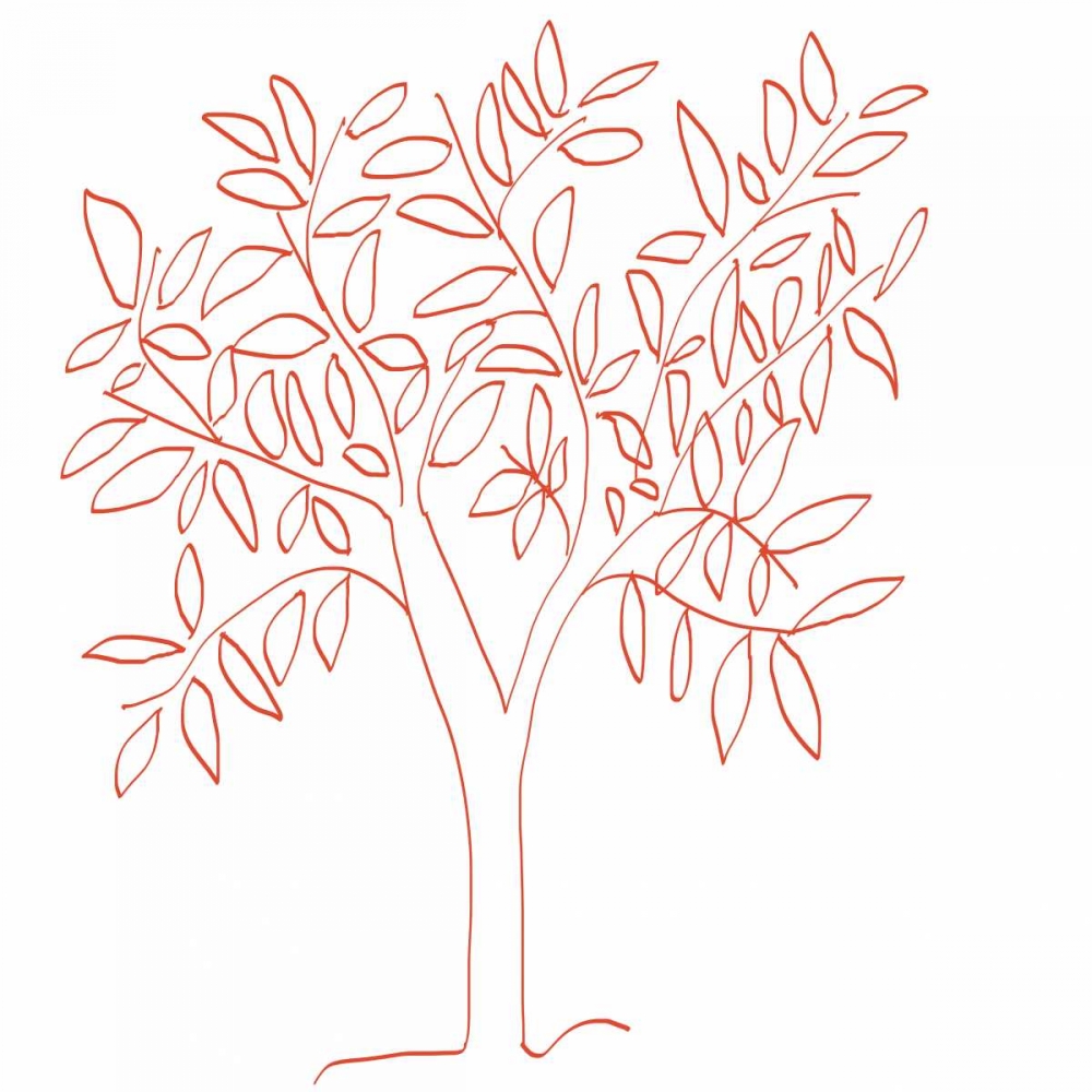 Wall Art Painting id:65897, Name: A Tangerine Tree, Artist: Weiss, Jan