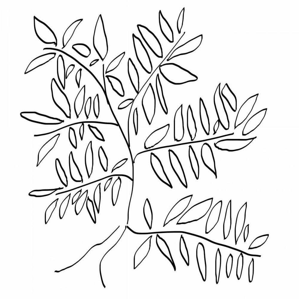 Wall Art Painting id:65895, Name: A Black and White Tree, Artist: Weiss, Jan