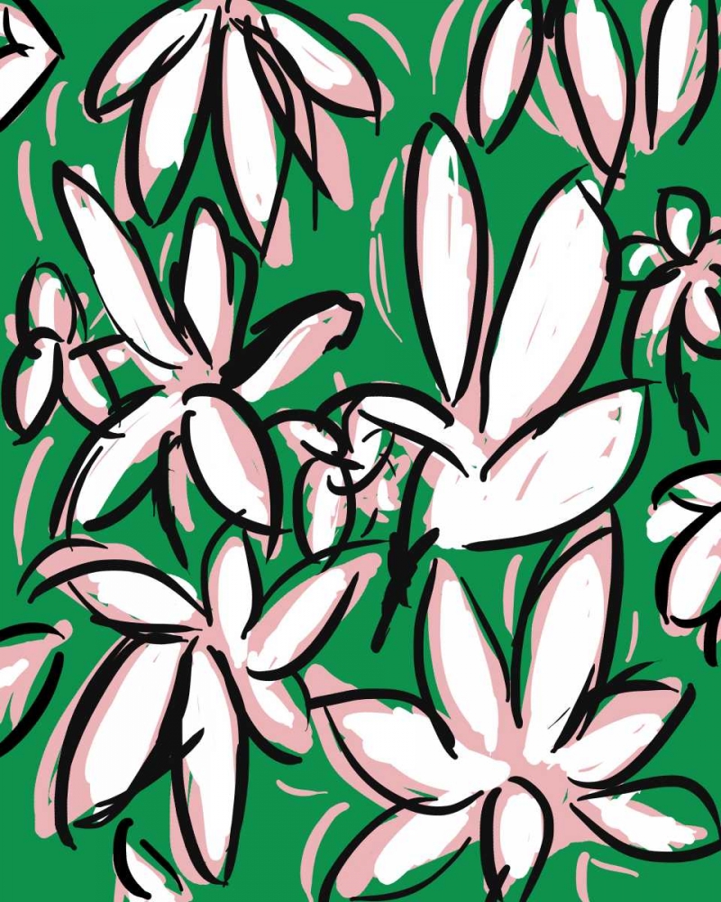 Wall Art Painting id:161228, Name: Wild Garden One, Artist: Weiss, Jan