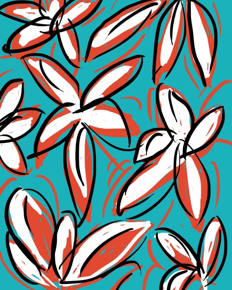 Wall Art Painting id:161230, Name: Wild Garden Two, Artist: Weiss, Jan