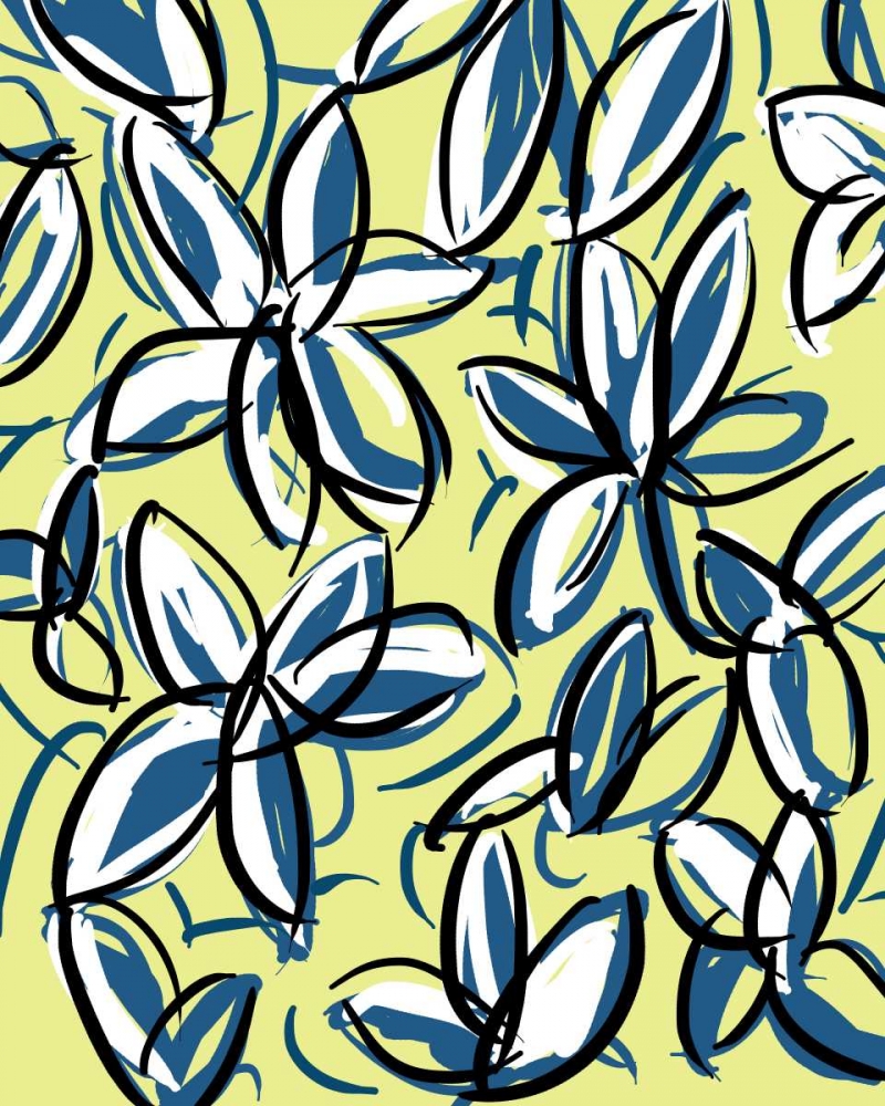 Wall Art Painting id:161229, Name: Wild Garden Three, Artist: Weiss, Jan