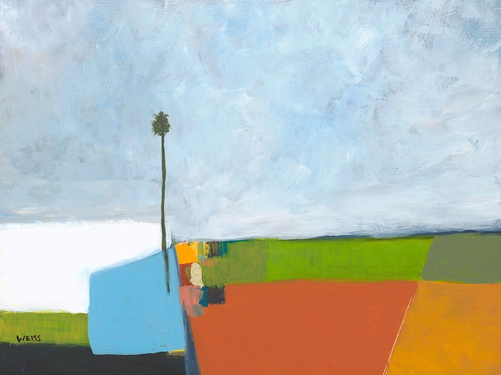 Wall art: Under a Stormy Sky, by Weiss, Jan