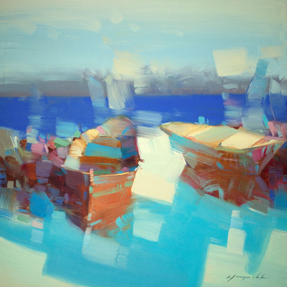 Art Print: Rowboats II