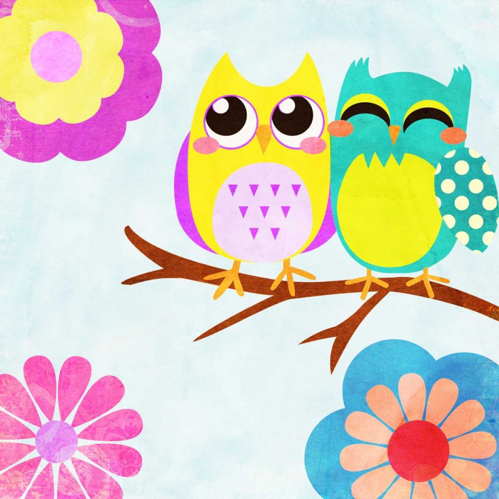 Wall Art Painting id:73976, Name: Cozy Owls I, Artist: SD Graphics Studio