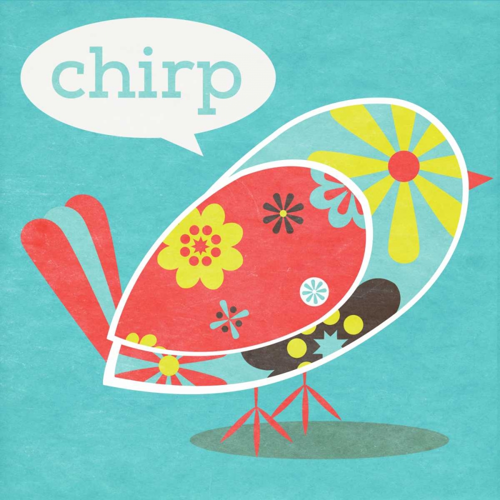 Wall Art Painting id:73981, Name: Bird Floral Pattern II, Artist: SD Graphics Studio