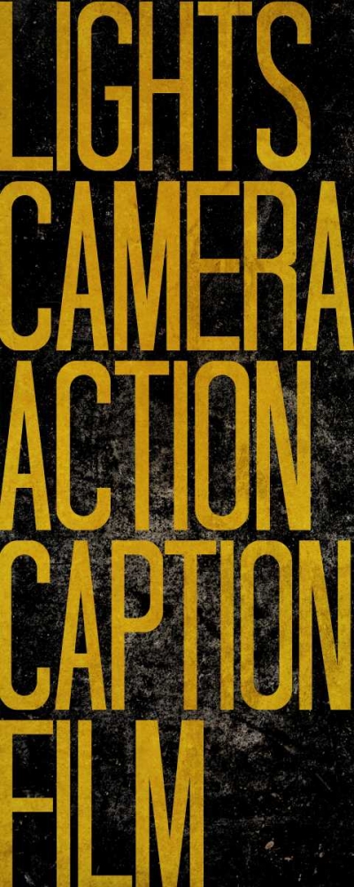 Wall Art Painting id:31700, Name: Cinema Type I, Artist: SD Graphics Studio