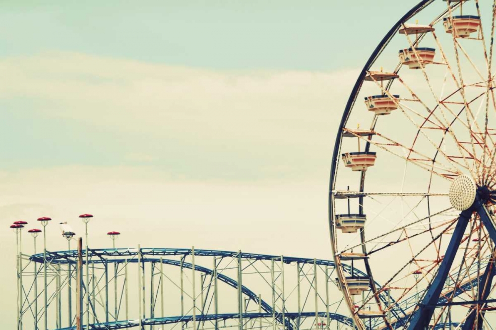 Wall Art Painting id:24247, Name: Retro Ferris, Artist: Peck, Gail