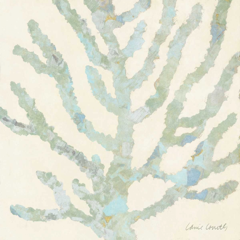 Wall Art Painting id:31706, Name: Coral Vision on Cream II, Artist: Loreth, Lanie